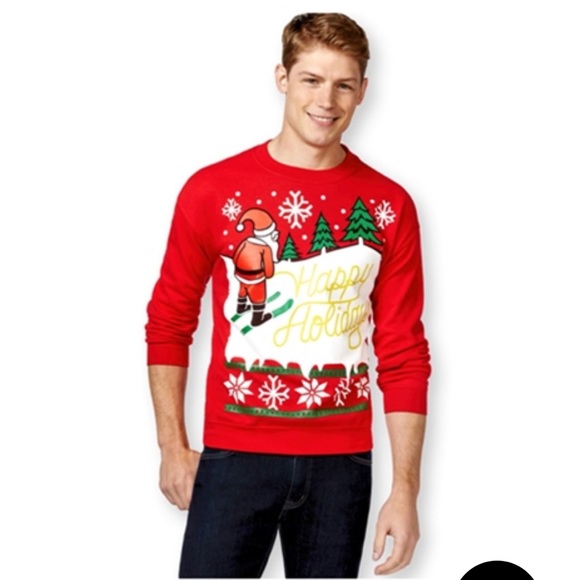 American Rag Happy holidays Christmas sweater - Picture 2 of 5